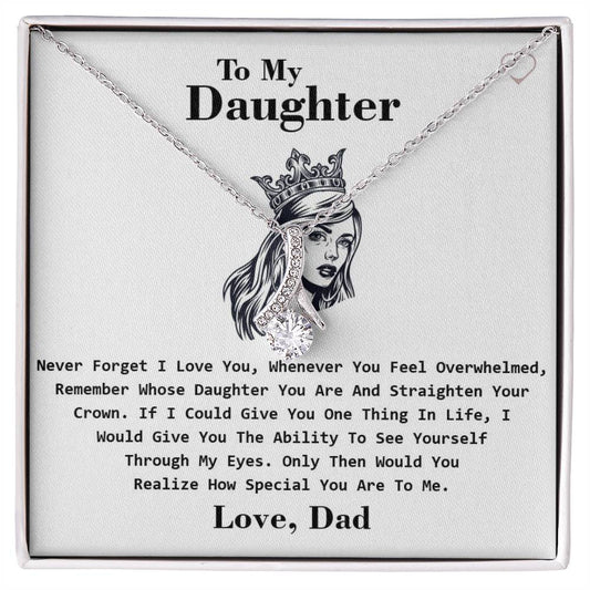 To My Daughter - Alluring beauty Necklace