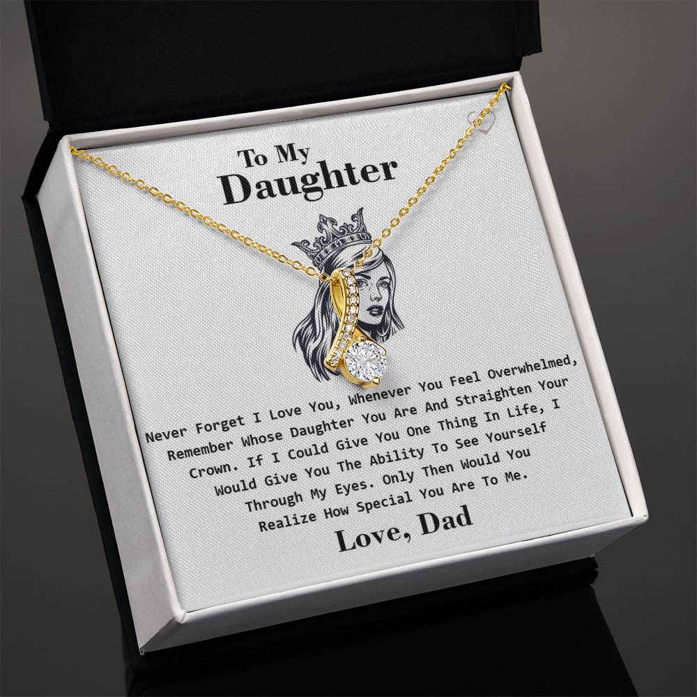 To My Daughter - Alluring beauty Necklace