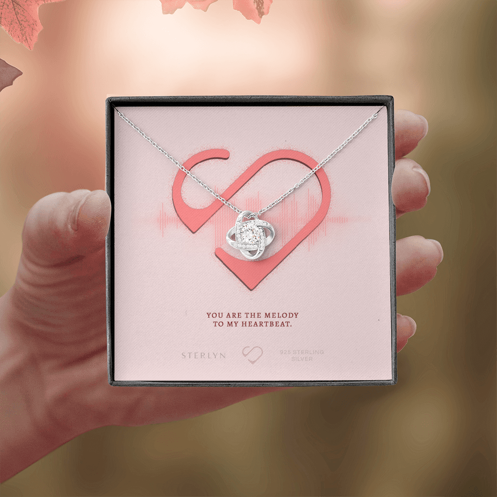 You Are The Melody To My Heartbeat,Love Knot Pendent