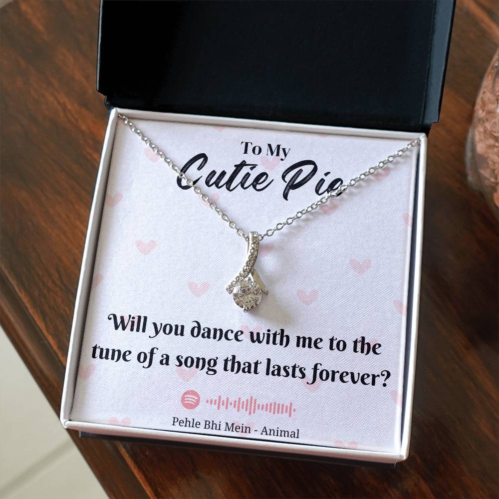 Best Proposal Gift for Girlfriend - Spotify Custom Message Card that play your love song!