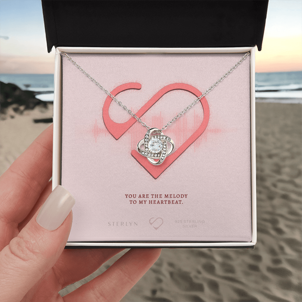 You Are The Melody To My Heartbeat,Love Knot Pendent