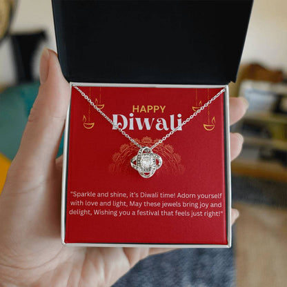 Diwali Wishes Gift: A Timeless Gift to Celebrate Light and Love - 925 sterling Silver Romance Weaver Pendant