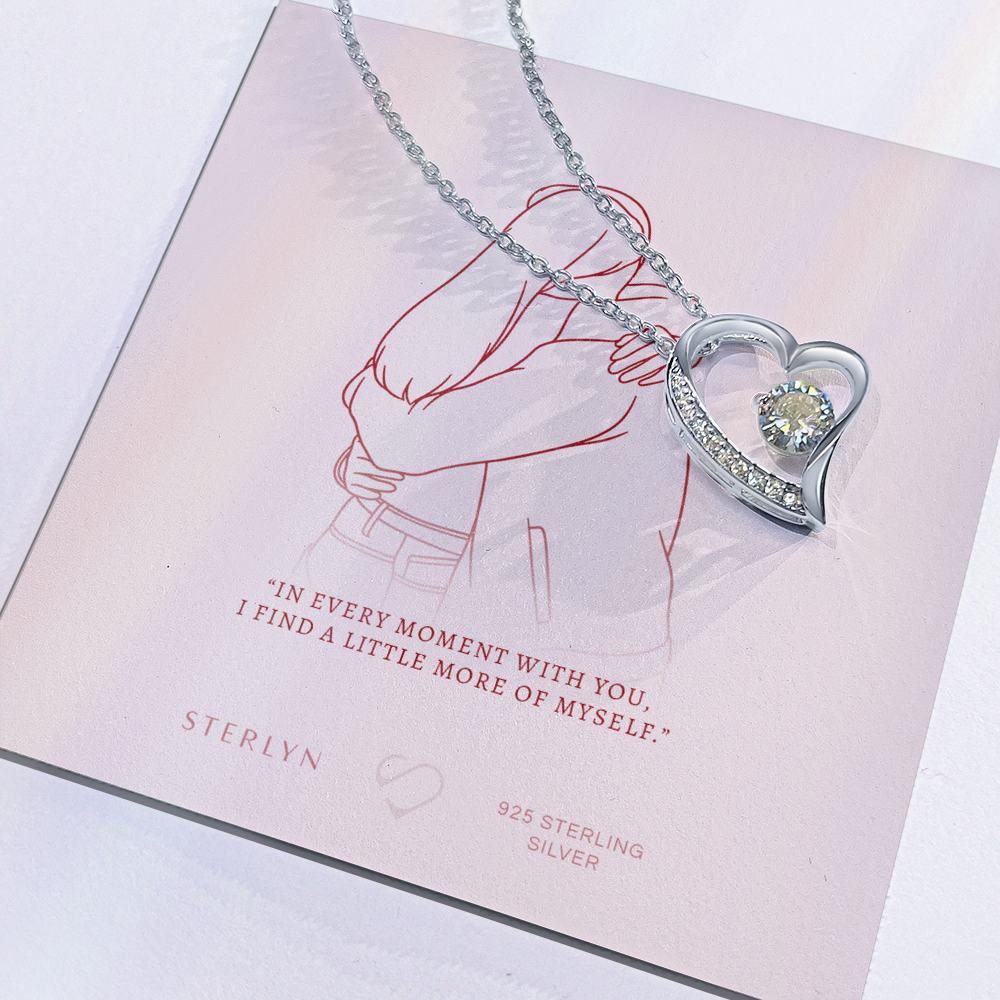 In Every Moment With You, I Find A Little More Of Myself,Forever love Pendant