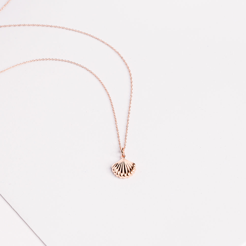 ROSE GOLD SEA SHELL PENDANT