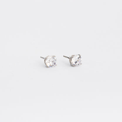 Solitaire Silver Stud