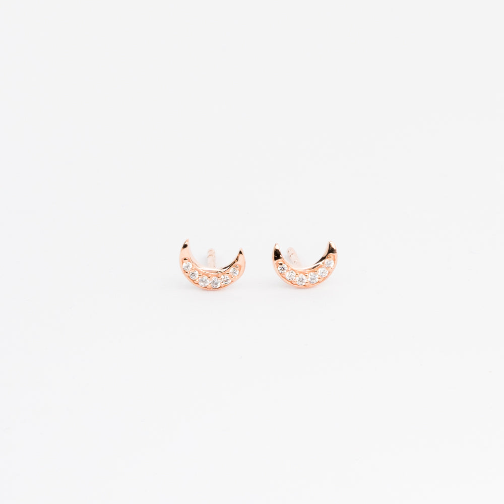 Angel and Devil Crescent Moon Earrings - Baby's Breath Alley