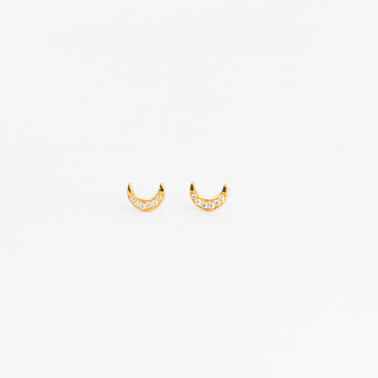 CRESCENT MOON STUD