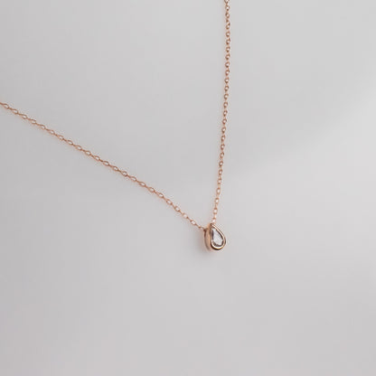 ROSE GOLD WATER DROP PENDANT