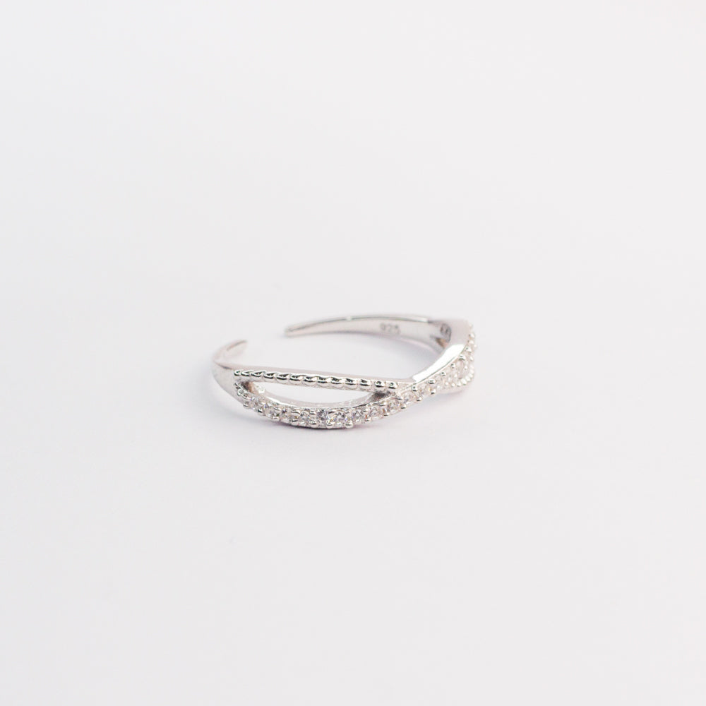 Platinum Wedding Ring Sets FT303 with 41 Infinity 0,50ct Diamonds