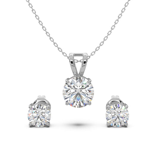 SILVER SOLITAIRE SET