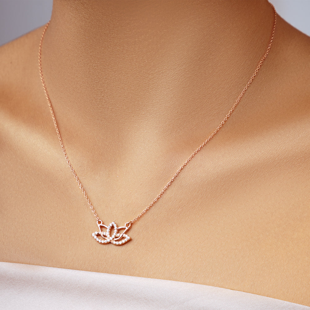 LOTUS SILVER PENDANT