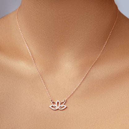 LOTUS SILVER PENDANT